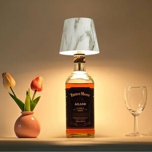 NWT Wine Bottle Table Lamp, A Creative And Portable Decorative Lamp